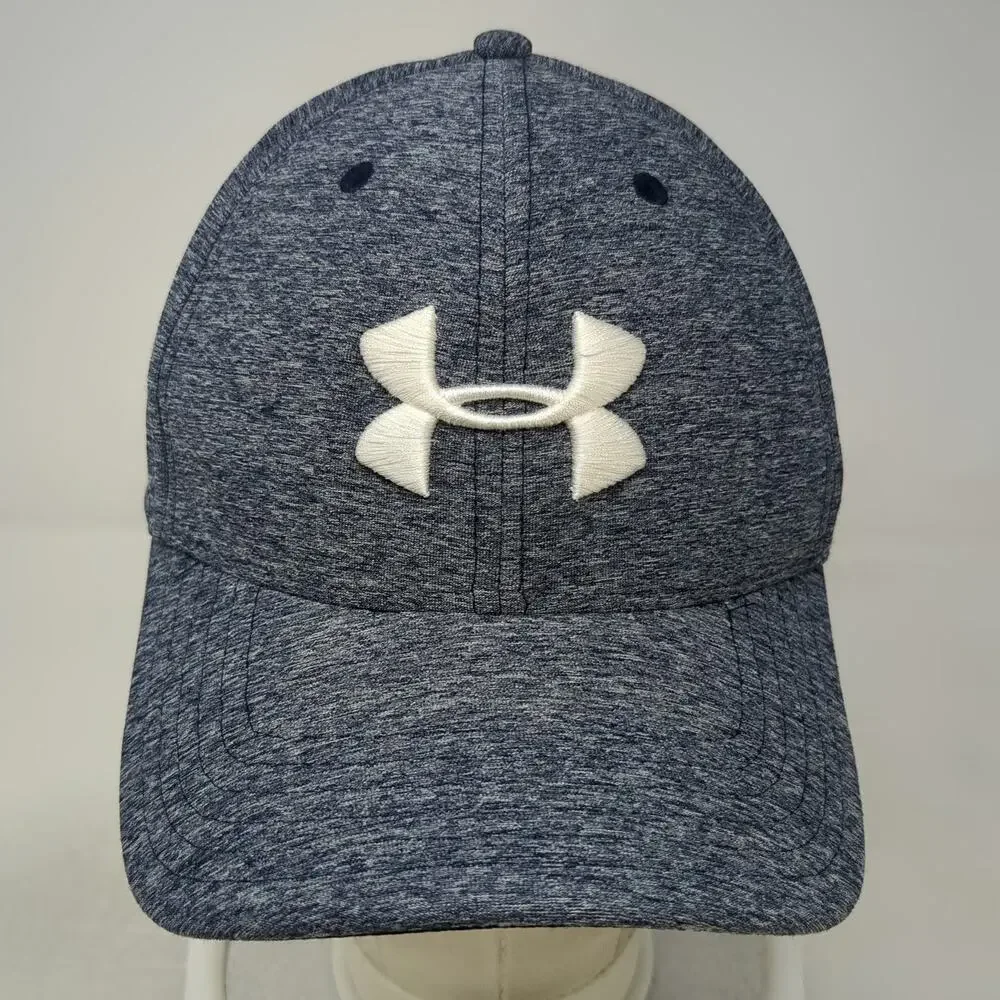 Under Armour Baseball Cap Blue XL Fitted Embroidered Logo Performance Hat
